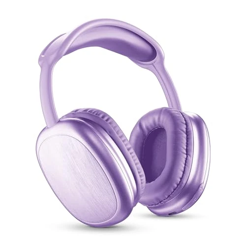 Offerta a tempo: Music Sound MAXI2, Cuffie Wireless Around Ear Bluetooth 5.0, Play Time 22h, Charging Time 1,5h, Microfono Integrato, Comandi sul Padiglione e Archetto Regolabile, Viola - 40% da 24.99 € a 14.99 €
