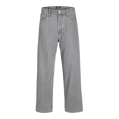 JACK & JONES Male Baggy Fit Jeans JJIALEX Jjoriginal SQ 067 Noos Baggy Fit Jeans, Grey Denim, 32 W/32 L