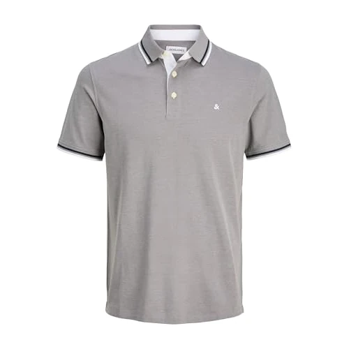 Offerta a tempo: Jack & Jones Male Polo Plus Size Monocromatico Polo, Ultimate Grey, 6XL - 50% da 39.99 € a 20.00 €