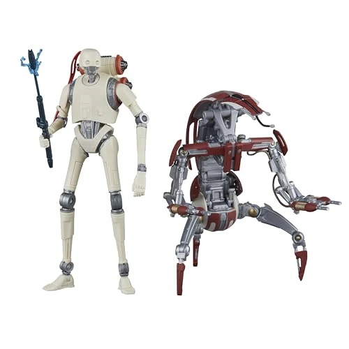 Offerta a tempo: Star Wars Hasbro The Black Series, KX Security Droid Enforcer e Droideka, action figure ispirate al videogioco Jedi: Survivor, da 15 cm - 0.00% da 64.99 € a 64.99 €