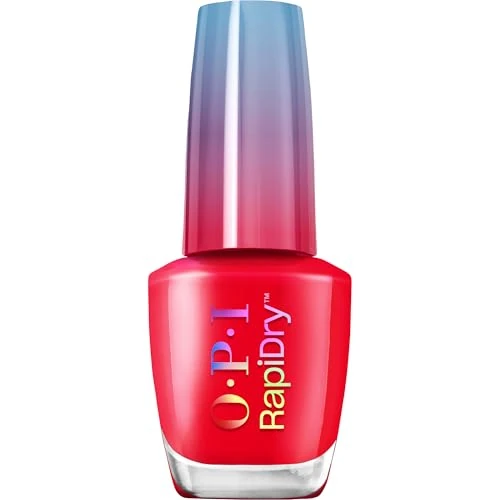 OPI RapiDry™ Smalto ad Asciugatura Rapida - Smalto Rosso, Haul Sass - Smalto ad Asciugatura Rapida, Vegano, a Prova di Sbavature (9ml)