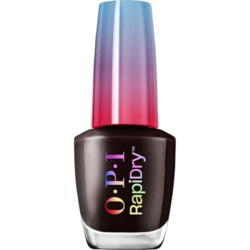 OPI RapiDry™ Smalto ad Asciugatura Rapida - Smalto Marrone, Hi Speed! - Smalto ad Asciugatura Rapida, Vegano, a Prova di Sbavature (9ml)