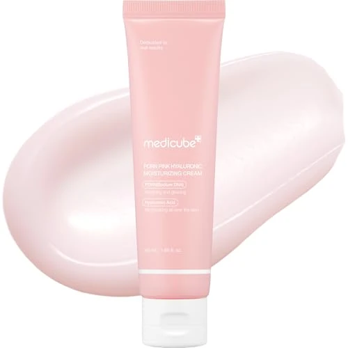 Begrenztes Angebot: medicube Salmon Dna Pdrn Pink Hyaluronic Moisturizing Cream Blemish Relief & Hydrating Care stellt Hautelastizität und Glanz wieder her Koreanische Hautpflege. 50 ml/1.69 Fl.Oz. von 20.25 EUR auf 15.19 EUR (Rabatt 25%)