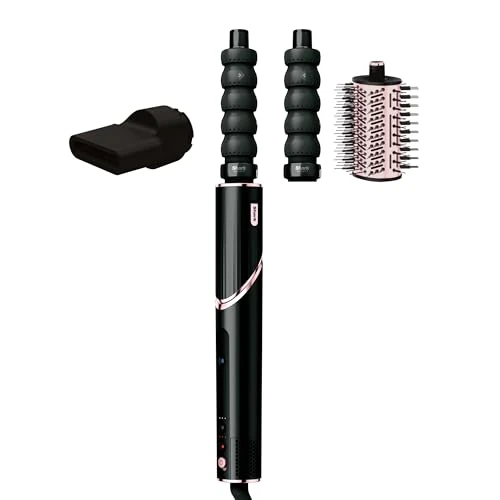 Limitiertes Angebot: Shark FlexStyle 3-in-1 Luftstyler & Haartrockner, Auto-Wrap-Lockenaufsatz, Ovalbürste, Konzentrator, Keine Hitzeschäden, Schwarz, Roségold, HD426EU von 269.99 EUR auf 169.00 EUR (Spare 37%)