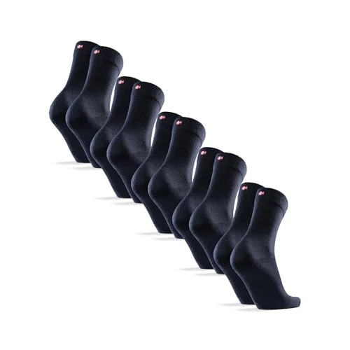 DANISH ENDURANCE Premium Merino Socken, (3|5 Paar), Warme Socken, Wollsocken, Unisex, Socken Herren & Damen, Dunkles Marineblau, 43-47