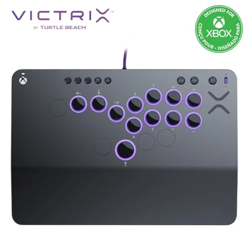 Tijdelijke aanbieding: Turtle Beach Victrix Pro KO Leverless All Button Fight Stick, Officially Licensed for Xbox Series X|S, Xbox One, Windows 10/11 PC, Customizable eSports Tournament Ready Controller, Gray van 154.99 € naar 154.99 € (0.00% korting)