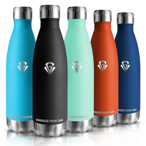 Tijdelijke aanbieding: HoneyHolly Thermosfles, 18/8 roestvrij staal, 350 ml/500 ml/750/1000 ml, BPA-vrij, vacuüm-geïsoleerd, lekvrij, thermosfles voor kinderen, school van 10.34 EUR naar 10.34 EUR (korting 0%)