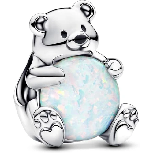 Offerta a tempo: Pandora Sterling silver Enamel Synthetic Opal White 793589C01 Pendente - 41% da 50.20 € a 29.70 €