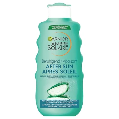 Offerta a tempo: Garnier Ambre Solaire Lenitivo After Sun Milk, prolunga l'abbronzatura e idrata, 175 ml - 0.00% da 7.73 € a 7.73 €