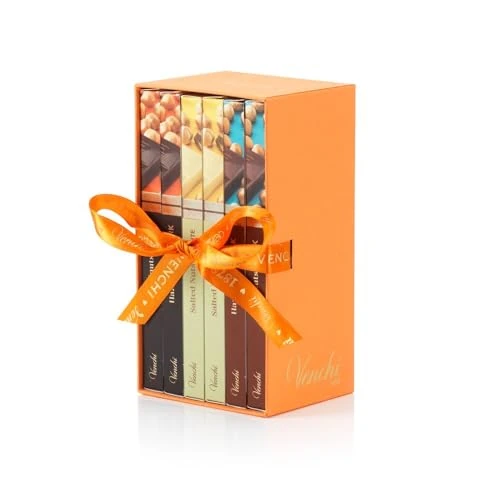 Offerta a tempo: Venchi - Kit di 6 Tavolette Nocciolate Assortite, 570 g, con "Nocciola Piemonte IGP", Senza Glutine, Senza Coloranti e Senza Conservanti, Idea Regalo - 49% da 45.31 € a 23.21 €
