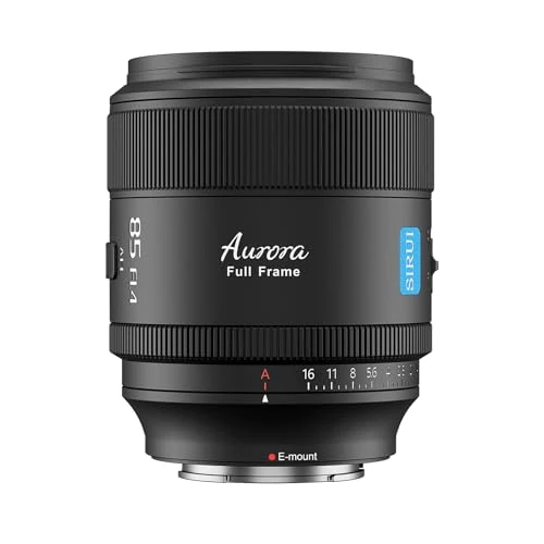 Offerta a tempo: SIRUI Aurora 85mm F1.4 Lente Full Format AF, Teleobiettivo Ritratto con Grande Bokeh, Vlogging, Tropicalizzato, compatto e leggero, per Montature E, A7CII, A7III, A7IV, A7SIII, ZV-E1, ZV-E10, FX30 - 0.00% da 649.00 € a 649.00 €