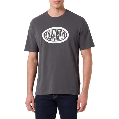 Napapijri Sine Short Sleeve T-Shirt Dark Grey