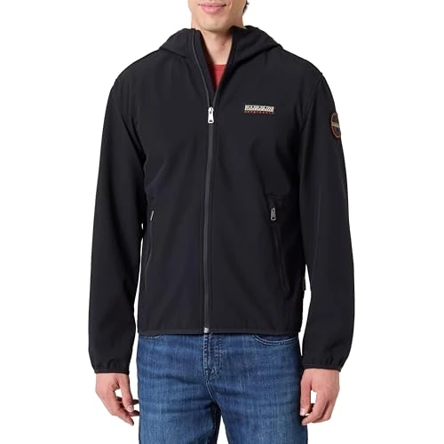 Napapijri Herren Alther Shell Jacket Shell Jacke, BLACK BEAUTY-FW25, S