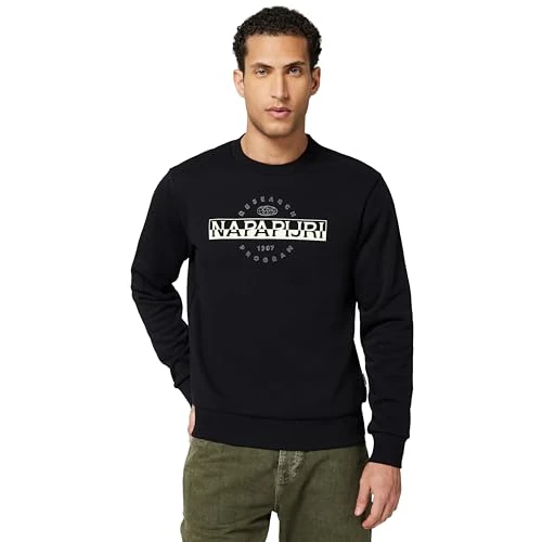 Limited-time offer: Napapijri Bander Sweatshirt Black from 73.00 £ to 45.50 £ (save 38%)