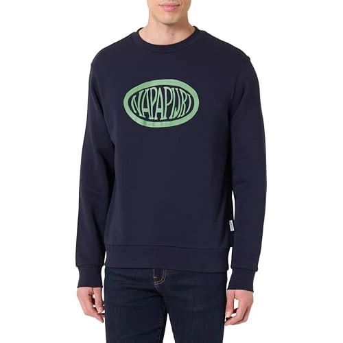 Limited-time offer: Napapijri Sine Long Sleeve T-Shirt Navy Blue from 33.73 £ to 33.73 £ (save 0.00%)