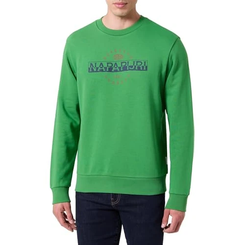 Napapijri Bander sweatshirt Bright Green, Groen, S