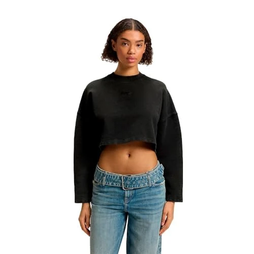 Offerta a tempo: Hugo Felpa da Donna Derissa_b, 002nero, S - 83% da 99.95 € a 16.55 €