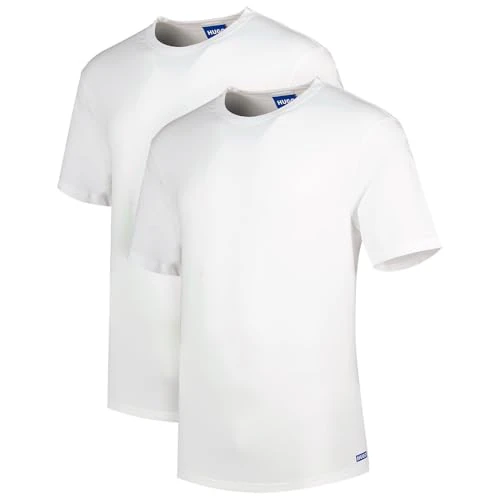 Offre limitée : Hugo Blue2_naolo Lot de 2 t-Shirts, Blanc, S Hommes de 65.88 € à 65.88 € (0.00% de remise)