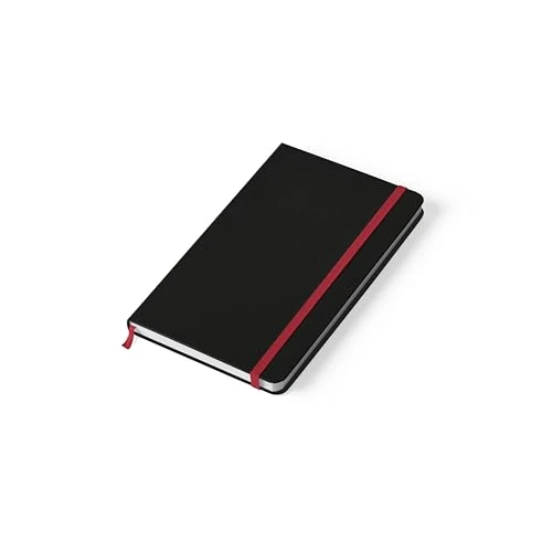 PdiPigna Notatnik Orient, Czarny Orient, 13 x 21 cm, 144 stron, z kolorową zakładką, papier z recyklingu, 80 g/m² FSC,wnętrze PU, kropka