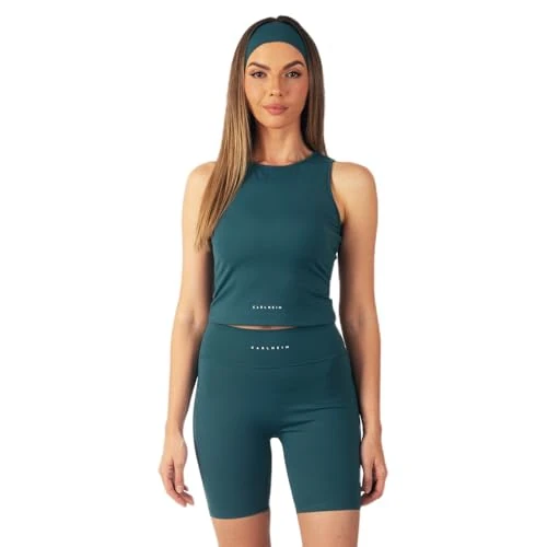 Oferta limitowana: Carlheim Women's Serenita Active Collection Tank top, Teal Green, Medium, morski zielony, M z 84.02 zł na 84.02 zł (oszczędź 0.00%)