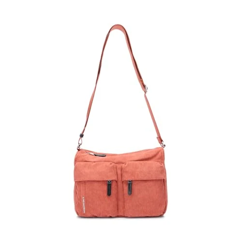 Mandarina Duck Women Hunter Velvet Crossover, Winter Rose, Taglia Unica