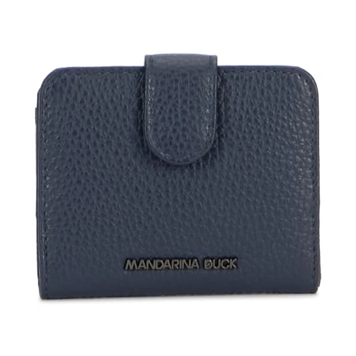 Tijdelijke aanbieding: Mandarina Duck Mellow Leather Wallet, reisaccessoires dames portemonnee, eenheidsmaat, Jurk Blauw, Eén maat van 38.22 € naar 38.22 € (0.00% korting)