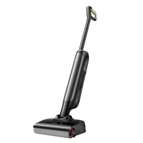 Mova M10 Aspirapolvere Lavapavimenti 18000Pa design piatto 180°, rotazione 90°, 0.9kg in movimento, pulizia spazzola 75°C, asciugatura aria calda 5 min, antigroviglio, doppia rotazione spazzola