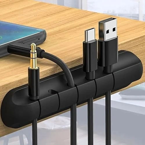 Offre limitée : Lot de 2 supports de câble autocollants, organiseur de câbles auto-adhésifs pour bureau, table de nuit, cordon d'alimentation, câble de souris, fil pour ordinateur personnel, bureau, maison (5 de 1.63 € à 1.63 € (0.00% de remise)