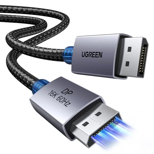 Offerta a tempo: UGREEN Cavo DisplayPort 2.1 16K 60Hz 8K 120Hz 4K 240Hz 2K 360Hz Cable DisplayPort — 32% da 16,99 € a 11,47 €