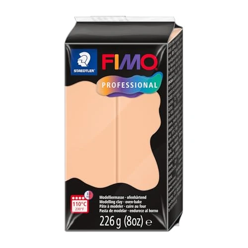 Zeitlich begrenztes Angebot: STAEDTLER FIMO Professional 8042 ofenhärtende Modelliermasse, speziell für Profis und Künstler, Einzelprodukt Cameo, 8042-435 von 10.59 € auf 10.59 € (0.00% Rabatt)