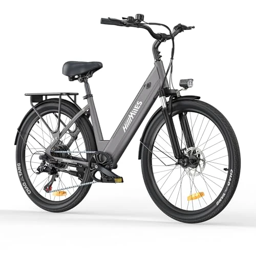 MileCity1 26” Elektrische Fiets Voor Volwassenen, 250W Motor Met 36V 13AH Verwijderbare Batterij, 42nm Koppel, 25KM/H Bij 100KM, IPX65 Waterdicht, Voordelige Elektrische Fiets