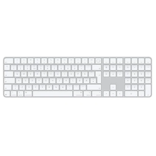 APPLE Magic Keyboard with Touch ID and Numeric Keypad for Mac models with Apple silicon - Norwegian - White Keys
