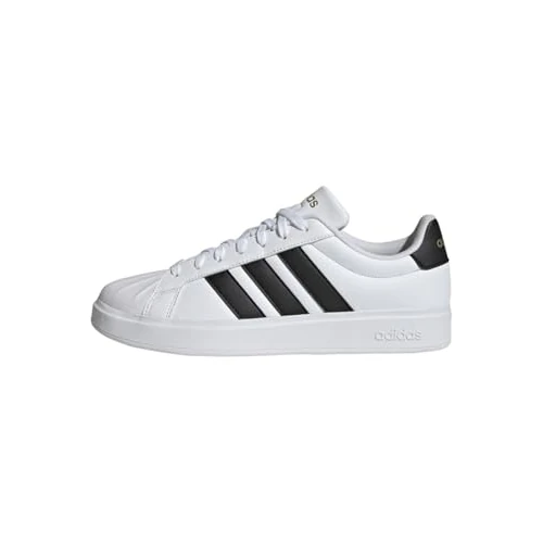 Offerta a tempo: adidas Uomo Streettalk Shoes, Ftwr White/Core Black/Gold Met., 37 1/3 EU - 17% da 65.00 € a 53.95 €