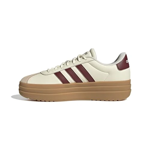 adidas Donna VL Court Bold Shoes, off White/Shadow Red/Crystal Sand, 36 EU