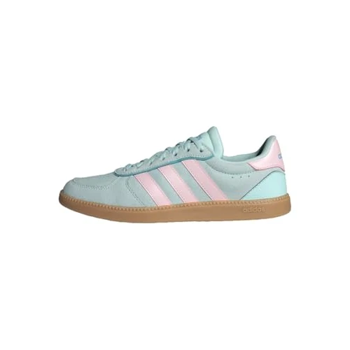 adidas Mujer BREAKNET Sleek Shoes, halo Mint/Clear Pink/Mint Ton, 38 EU