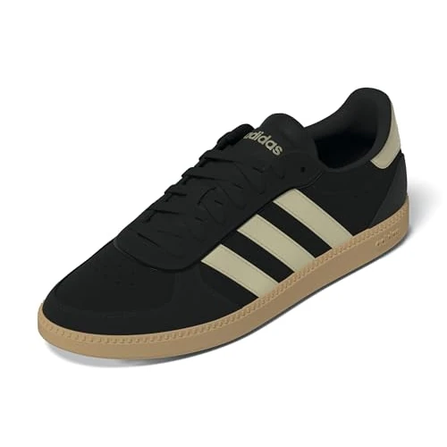 Adidas Donna BREAKNET Sleek Shoes, Core Black/Cyber Met./Gum 3, 38 2/3 EU