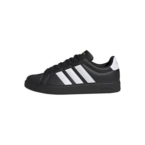 adidas Herren STREETTALK Shoes, core Black/FTWR White/Matte Gold, 38 2/3 EU