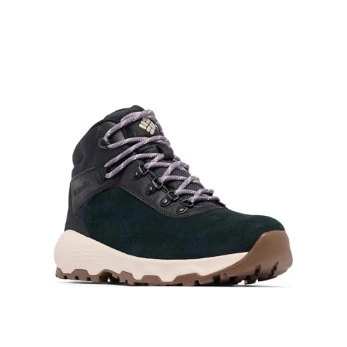 Beperkte aanbieding: Columbia Newton Wander, halfhoge trekking- en wandellaarzen voor dames, zwart, graniet paars, maat 5,5, Zwart Graniet Paars, 38.5 EU van 120.00 EUR naar 72.00 EUR (besparing 40%)