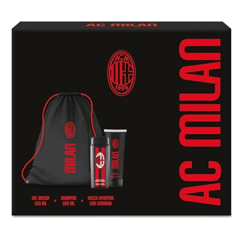 Milan Coffret cadeau avec shampoing 200 ml, gel douche 250 ml et sac à chaussures