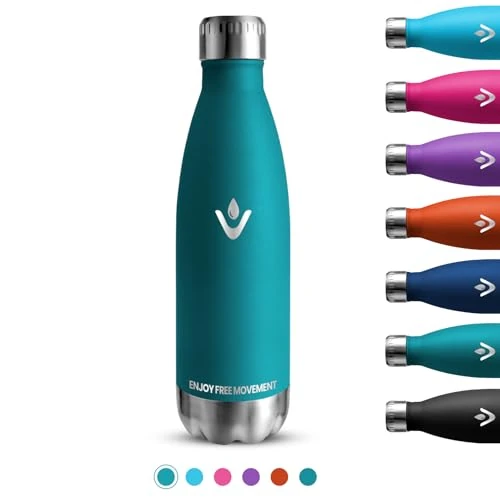 Begrenztes Angebot: Thermosflasche, 750 ml, Sportflasche, auslaufsicher, doppelwandig, isolierend, Metallflasche, BPA-frei, wiederverwendbar, leicht zu transportieren, Wasserflasche für Schule, Büro, Outdoor, Dunkelgrün von 14.74 EUR auf 13.41 EUR (Rabatt 9.0%)