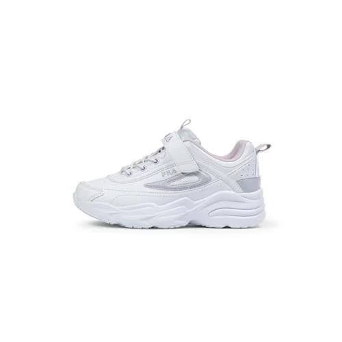 FILA Baskets Skye V Kids pour Fille, Blanc Iridescent, 30 EU