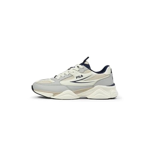 FILA Men's Fila Recade Trainers, Gray Violet Fila Navy, 8 UK