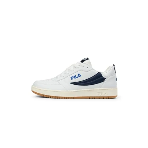 Offerta a tempo: FILA Scarpe da Ginnastica da Uomo REGA NF, Colore Bianco Navy Antico, 46 EU, White FILA Navy Antique White, 46 EU - 55% da 60.00 € a 27.10 €
