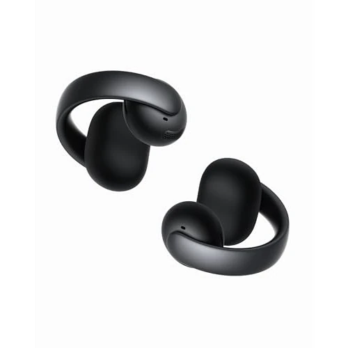 Offerta a tempo: soundcore AeroClip by Anker, Auricolari Open-Ear, Cuffie Clip-On, Comfort Adattivo, Chiamate Chiare con 4 Microfoni e AI, Adattamento Stabile, Driver da 12mm per Suono Nitido, Design a Anello Aperto - 12% da 129.99 € a 114.15 €