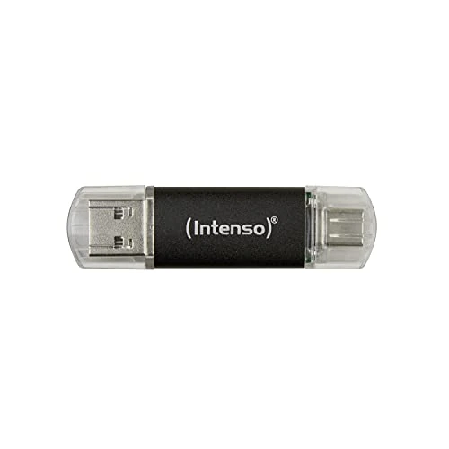 Intenso Twist Line 512 GB, Dual USB 3.2 Gen 1x1, USB-C and USB-A, 70 MB/s, Anthracite