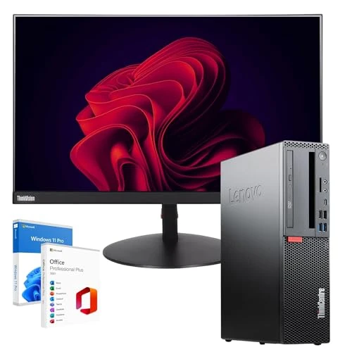 Offerta a tempo: Lenovo Postazione ufficio completa Pc Desktop Intel Core i5-8400 | Ram 16GB | SSD 512GB | Monitor 27" ThinkVision c27-40 FullHD Win 11 OFFICE 2021 Professional Garanzia 36 Mesi - 5% da 499.00 € a 474.05 €