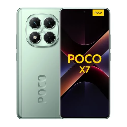 Xiaomi POCO X7 smartphone, 12+512GB, Groen, 50MP hoofdcamera met OIS, 5110mAh batterij, IP68 (oplader niet inbegrepen)