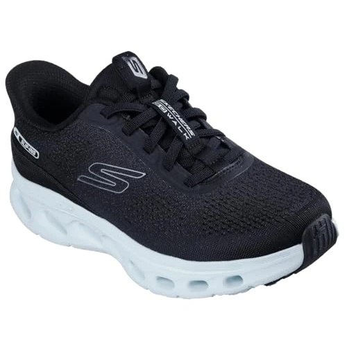 Offerta a tempo: Skechers Donna Go Walk Glide-Step 2.0 Nessa Slip-In ALLENATRICE, Black Textile/Lt.blue Trim, 40 EU - 0.00% da 109.85 € a 109.85 €