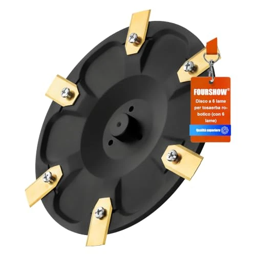 Offre limitée : Platine de Lame + 6 pièces de Lames Compatible avec Les Robots-tondeuses Segway Navimow i105E, i108E i110E & i205 AWD, i208 AWD, Disque de Lame pour Robot Tondeuse Plateau Rotatif pour Robot Tondeuse de 23.90 € à 19.90 € (17% de remise)