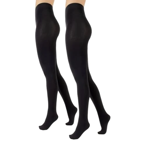 Oferta limitada: Cette PACK 1/2 PARES– Medias Térmicas, Pantis Tupidos, Panti Medias con Forro Polar, Medias Invernales | 300 DEN | NEGRO | S/M, M/L, L/XL, XXL (FR/ES, Letras, XXL, Regular, Regular, 2 X Negro) de 25.95 EUR a 16.99 EUR (ahorro 35%)